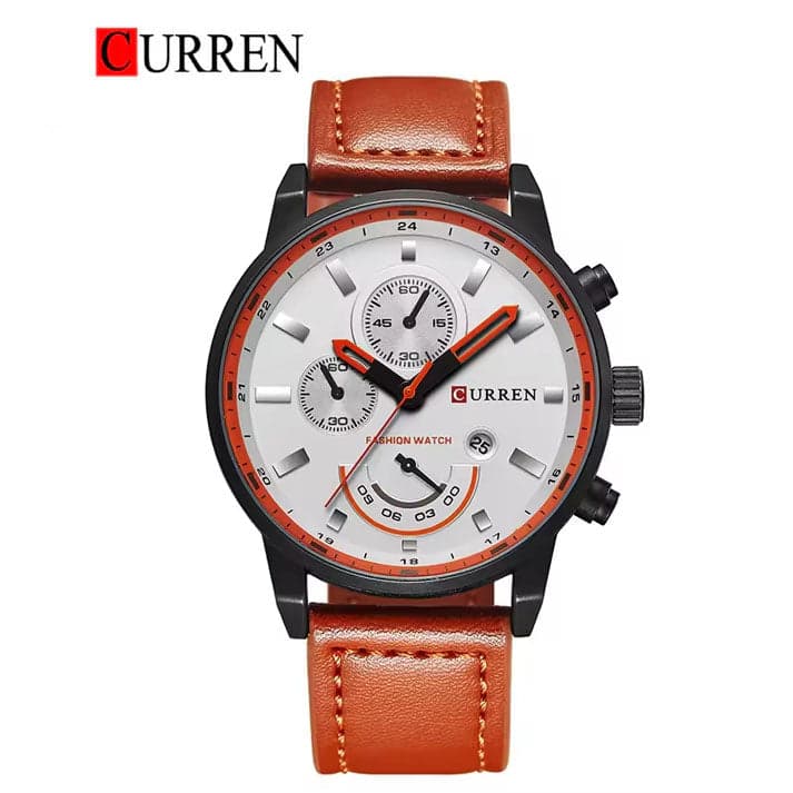 CURREN 8217 Slim Formal Strap Watch