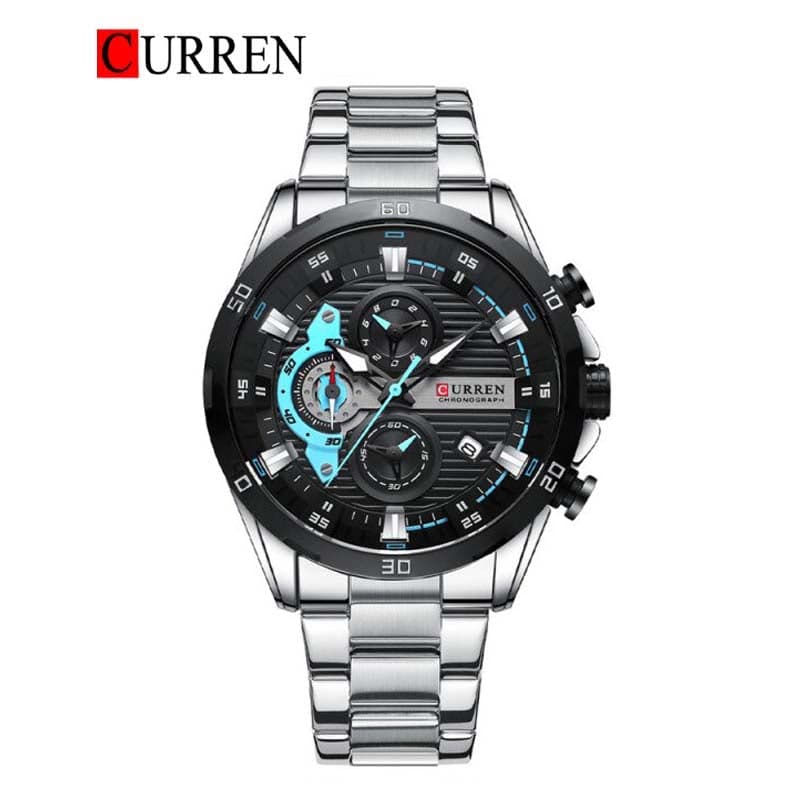 CURREN 8402 Dual-Tone Chain Watch
