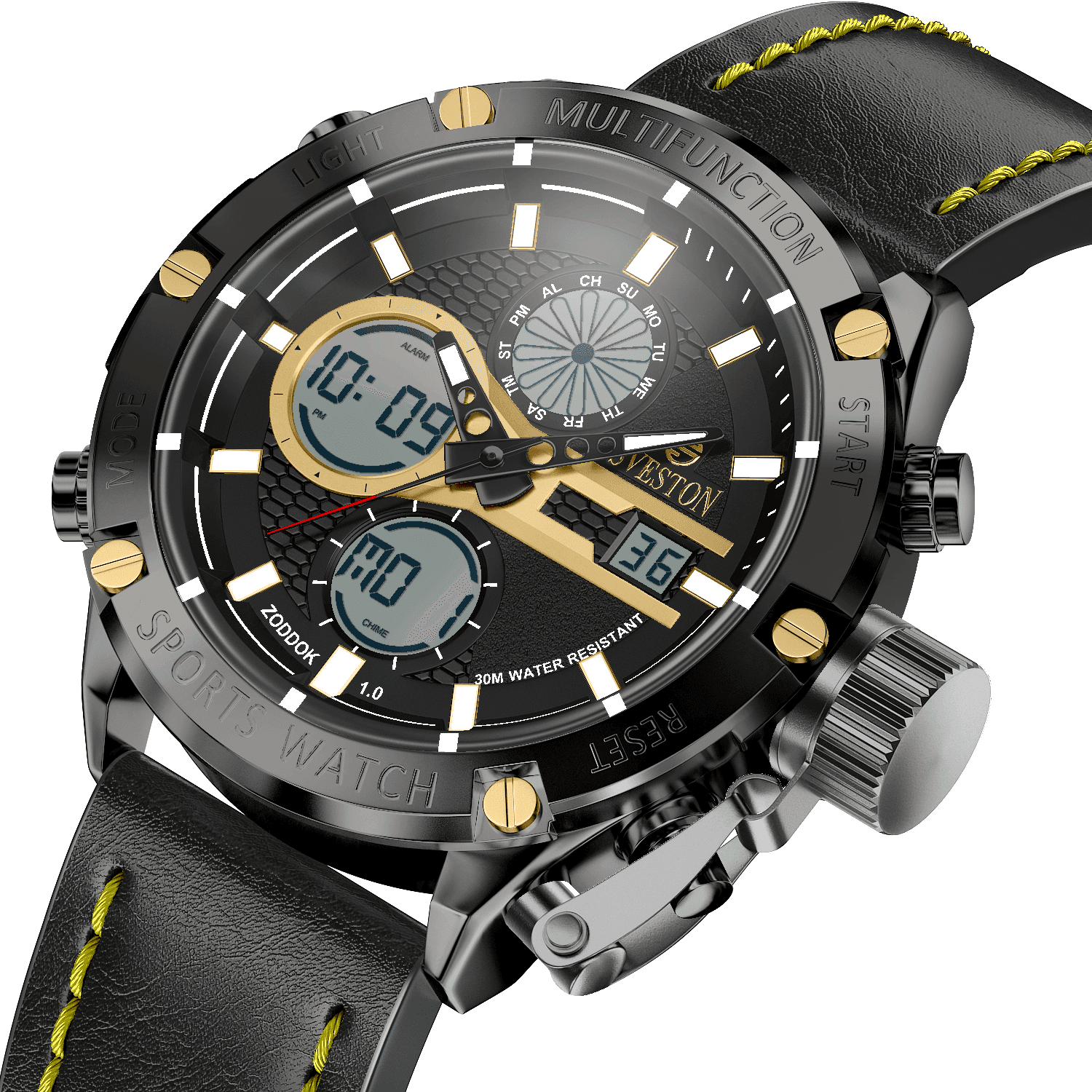 Sveston Bullston Men's Chain Watch 2