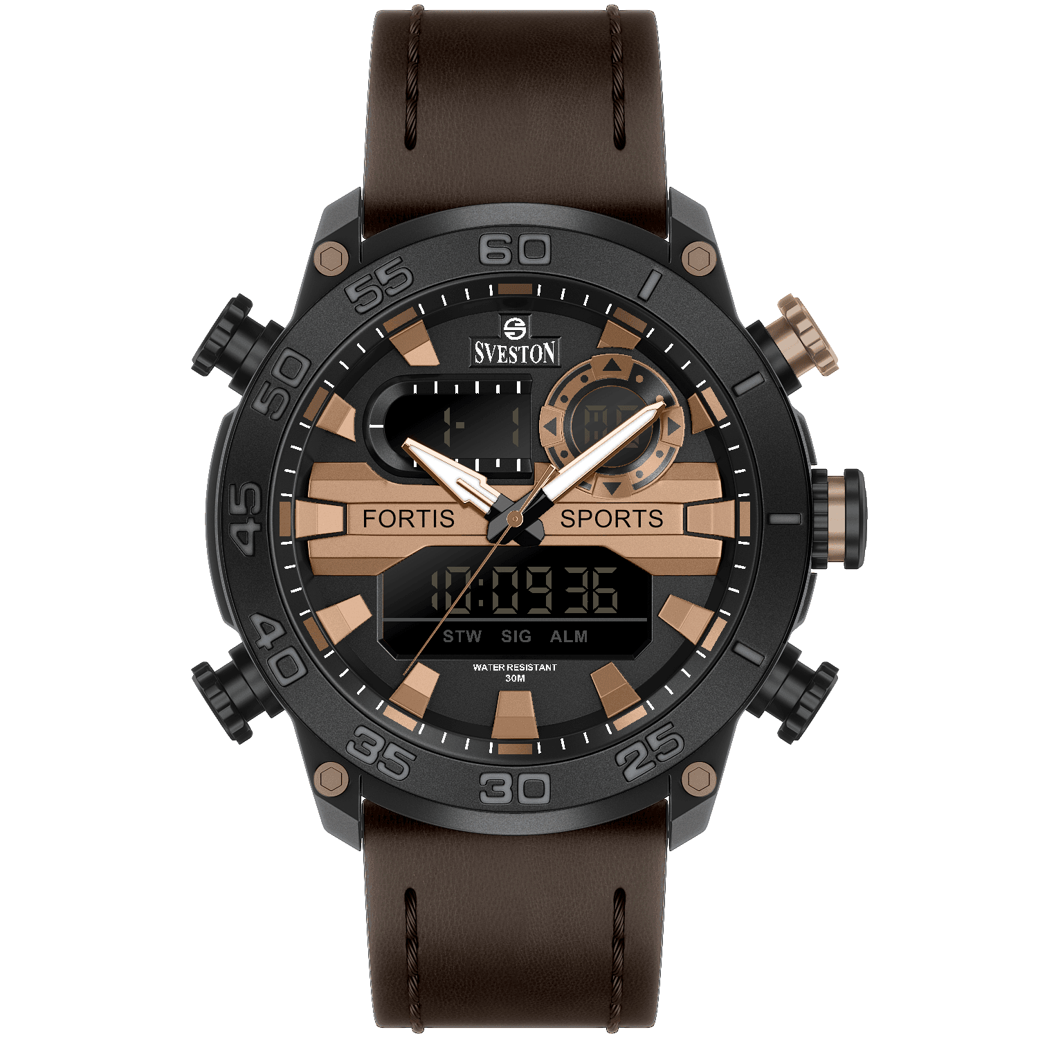 Sveston Aura 2.0 Leather Watch