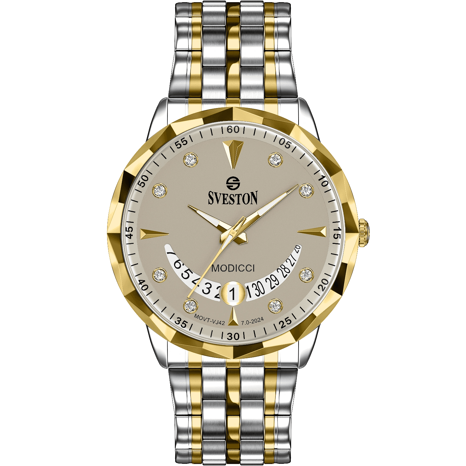 Sveston Elite Men's Strap Watch
