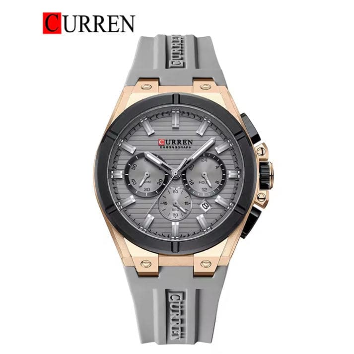 CURREN 8487 Sports Rubber Watch